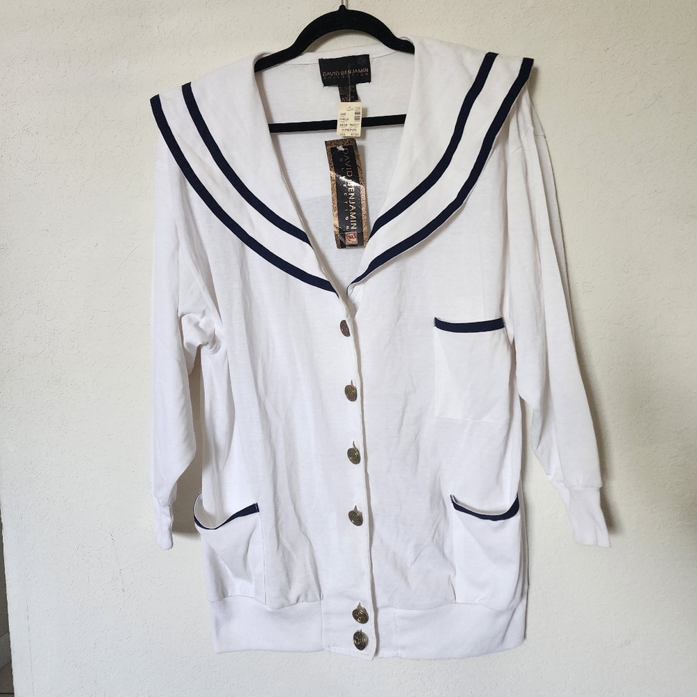 Vtg David Benjamin sweater jacket
